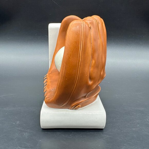 Vintage Bookend Lefton Japan Ceramic Baseball Glove Ball Sports Decor Figurine - Picture 4 of 12